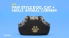 Show in main carousel: HDP Paw Style Dog & Cat Carrier Purse, Small slide 8 of 9