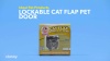 Show in main carousel: Ideal Pet Products Lockable Cat Flap Pet Door slide 6 of 8