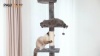 Show in main carousel: PAWZ Road 95 to 107-in Adjustable Polyester Floor-to-Ceiling Cat Tree Tower, Gray slide 9 of 9