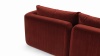 Morrell - Morrell Three Seater Sofa, Garnet Velvet