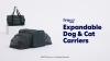 Show in main carousel: Frisco Soft Double Sided Expandable Airline Compliant Dog & Cat Carrier, Gray, Medium slide 7 of 8