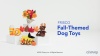 Show in main carousel: Frisco Fall Candles Plush Squeaky Dog Toy, 3 count slide 4 of 5