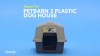 Show in main carousel: Aspen Pet Petbarn 3 Plastic Dog House, 50-90 lbs slide 6 of 8