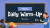 Year 6 Daily Warm-Up – PowerPoint 1