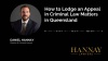 How to lodge an appeal in criminal law matters in QLD