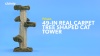 Show in main carousel: Frisco 49-in Tree-Shaped Real Carpet Solid Wood Cat Tree slide 5 of 6