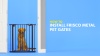 Show in main carousel: Frisco Metal Pattern Extra Wide Auto-close Dog Gate, 30-in, Gray slide 7 of 8