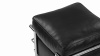 Corbusier - Corbusier Petit Modele Ottoman, Midnight Black Premium Leather