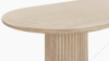 Moon - Moon Oval Dining Table, Travertine