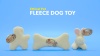 Show in main carousel: Ethical Pet Fleece Rabbit Squeaky Tough Plush Dog Toy slide 5 of 6