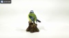 Show in main carousel: Hi-Line Gift 5.31-in Motion Activated Singing Bird Blue Tit On Stump Outdoor Decor slide 8 of 8