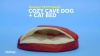 Show in main carousel: Snoozer Pet Products Cozy Cave Covered Cat & Dog Bed with Removable Cover, Khaki, Small slide 8 of 9