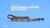 Show in main carousel: Weaver Pet Savannah Leather Dog Leash, 4-ft long, 3/4-in wide slide 3 of 3