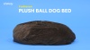 Show in main carousel: FurHaven Plush Ball Pillow Dog Bed with Removable Cover, Gray Mist, Medium slide 10 of 13