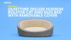 Show in main carousel: MidWest QuietTime Deluxe Hudson Bolster Cat & Dog Bed with Removable Cover, Gray, Small slide 3 of 4