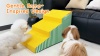 Show in main carousel: BingoPaw High-Density Foam Bed & Sofa Dog Stairs with Gentle Slope, Yellow with Green Stripe, 4 steps slide 11 of 11