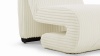 Ceres - Ceres Lounge Chair, White Vegan Fur