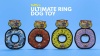 Show in main carousel: Tuffy's Ultimate Ring Squeaky Plush Dog Toy, Camo Blue slide 6 of 7