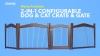 Show in main carousel: Merry Products 2-in-1 Configurable Single Door Furniture Style Dog Crate & Gate, 39 inch slide 10 of 12