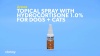 Show in main carousel: Zymox Topical Spray with Hydrocortisone 1.0% for Dogs & Cats, 2-fl oz bottle slide 10 of 12