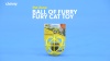 Show in main carousel: Pet Zone Ball of Furry Fury Cat Toy with Catnip slide 8 of 9