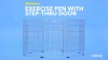 Show in main carousel: MidWest Wire Dog Exercise Pen with Step-Thru Door, Gold Zinc, 36-in slide 11 of 12