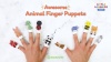 Adorable Animal Finger Puppets Template
